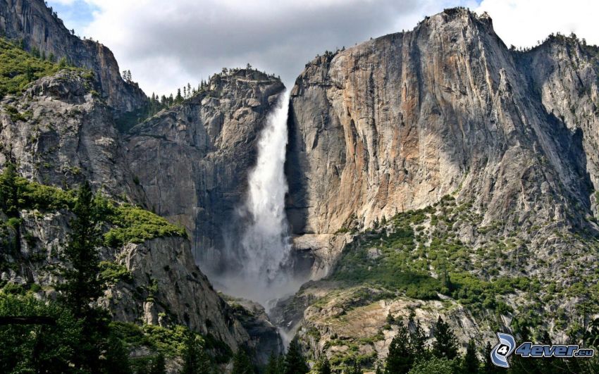 vattenfallet Upper, Yosemite National Park