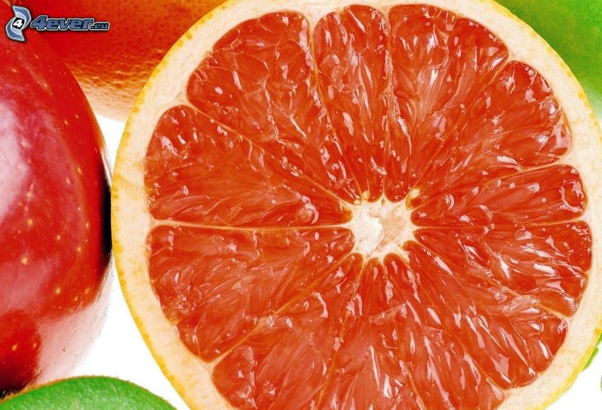 grapefrukt, frukt