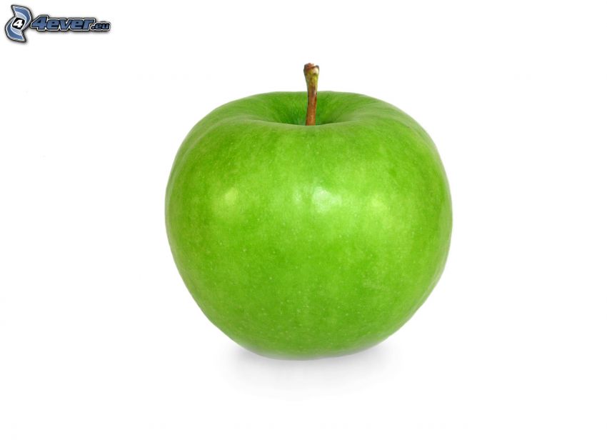 grönt äpple