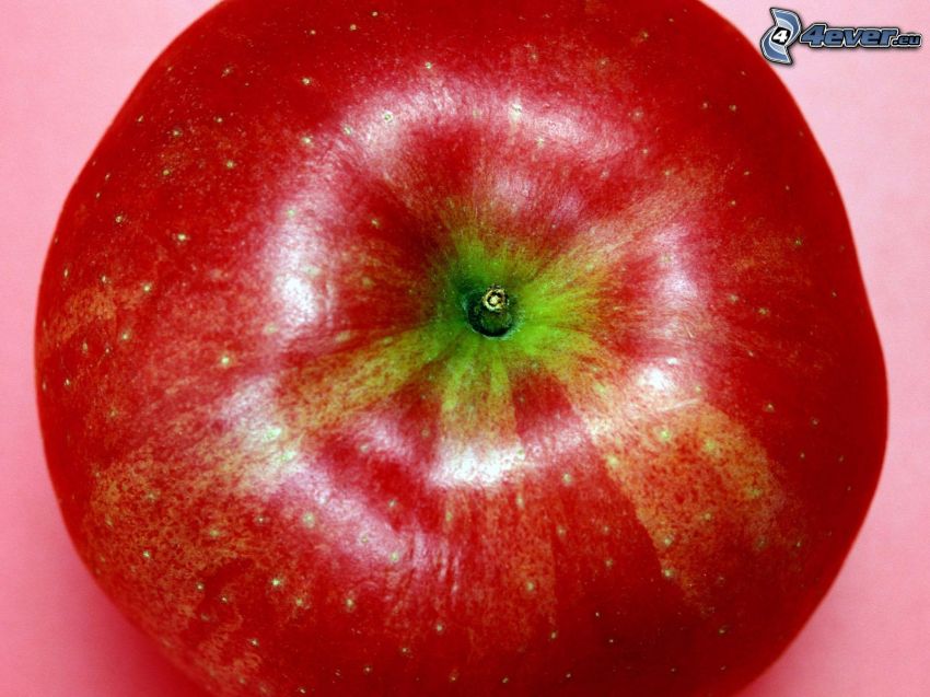 rött äpple, frukt