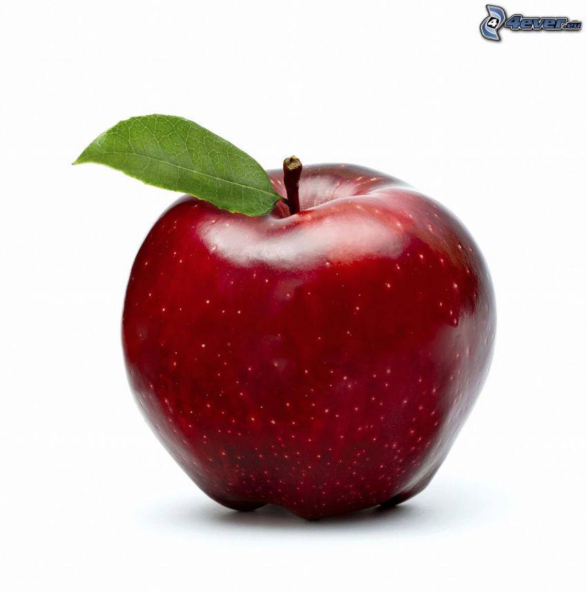 rött äpple