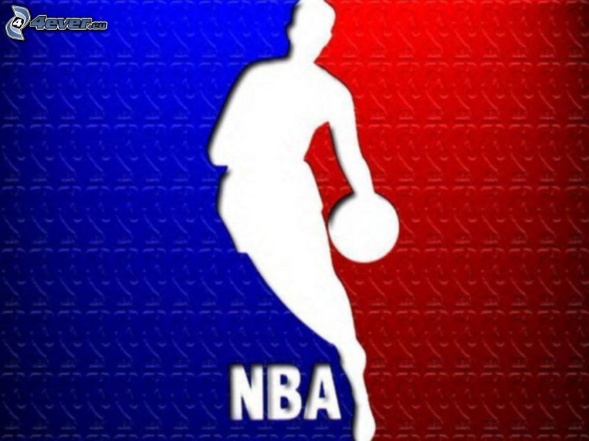 NBA, logo, basket