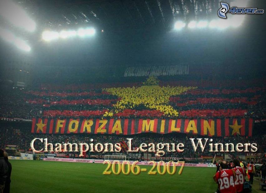 Champions League, fotboll, Milano