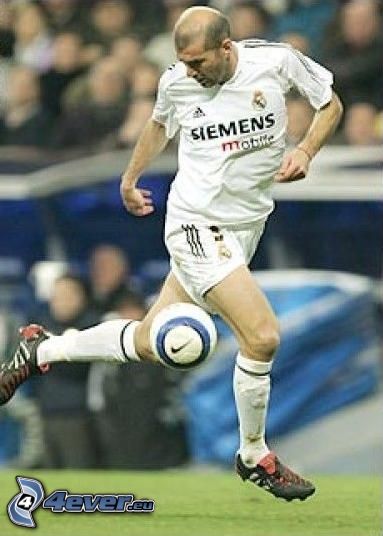 Zinedine Zidane, fotboll, man