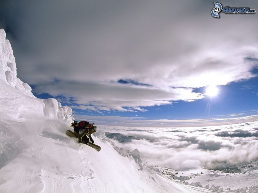 extrem snowboardåkning