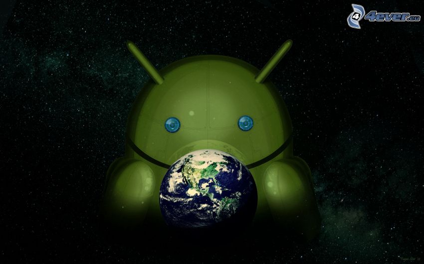 Android, Jorden, universum