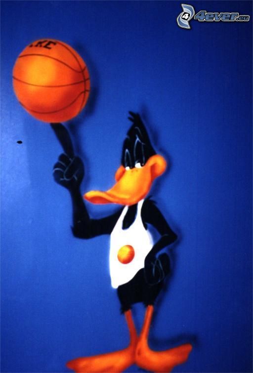Daffy Duck, basket