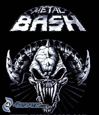 Metal Bash, dödskalle, demon