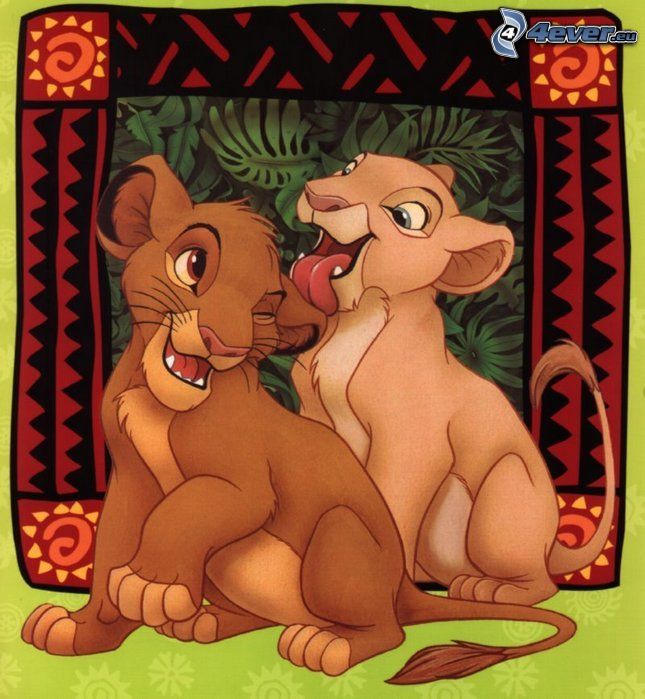 Lejonkungen, The Lion King, Simba, Nala, saga