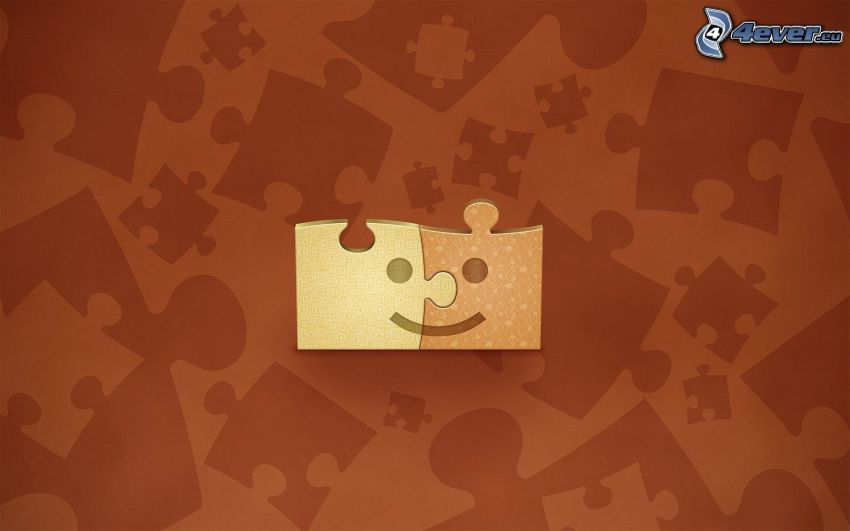 puzzle, smiley