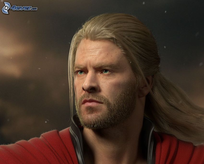 Thor, man, blond kille