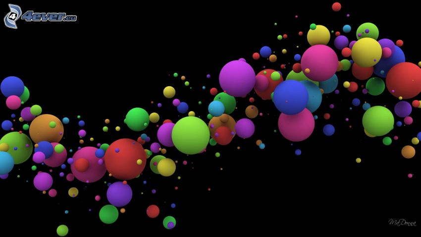 bolas de colores