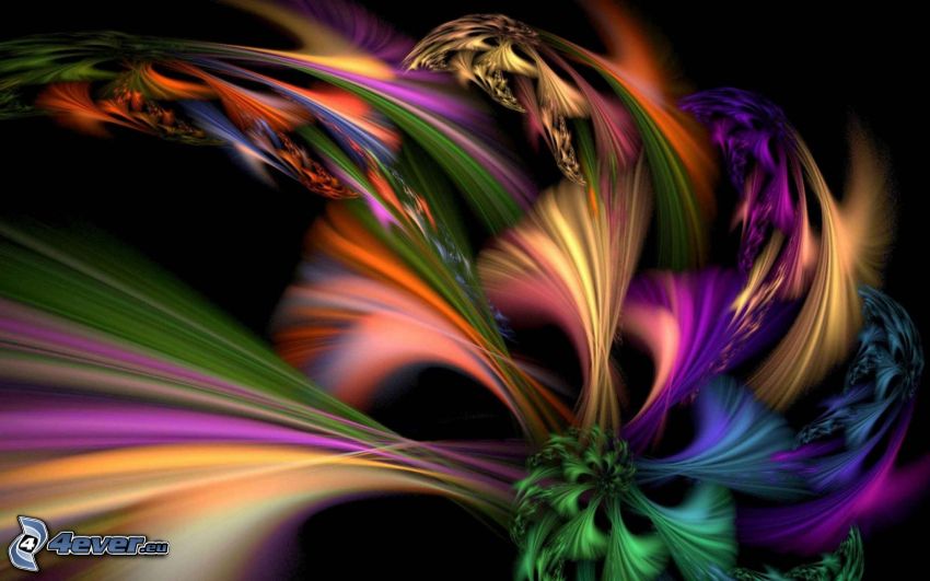 dibujo de pantalla abstracto, colores