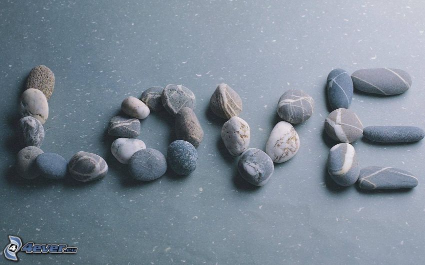 amor, piedras