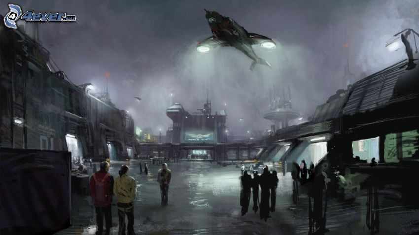 ciudad ciencia ficción
