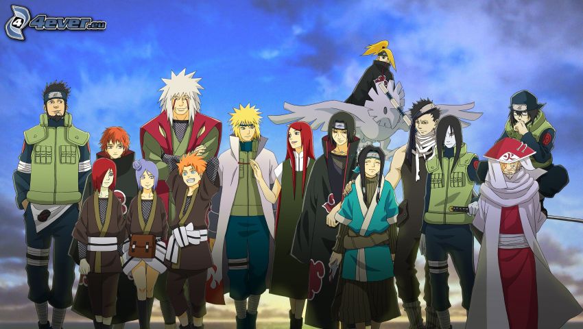 Naruto, personajes de anime