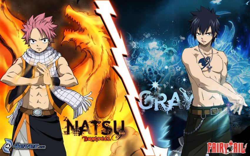 Natsu vs. Gray, Fairy tail