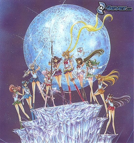 Sailor Moon, anime, combatientes