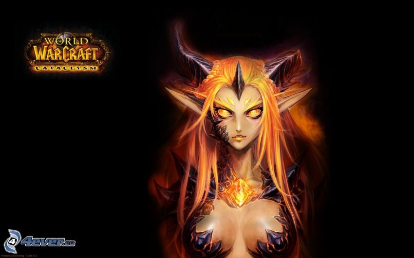 Warcraft, mujer elfo