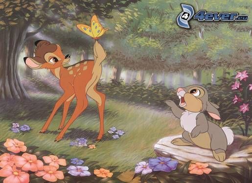 Bambi, dibujos animados