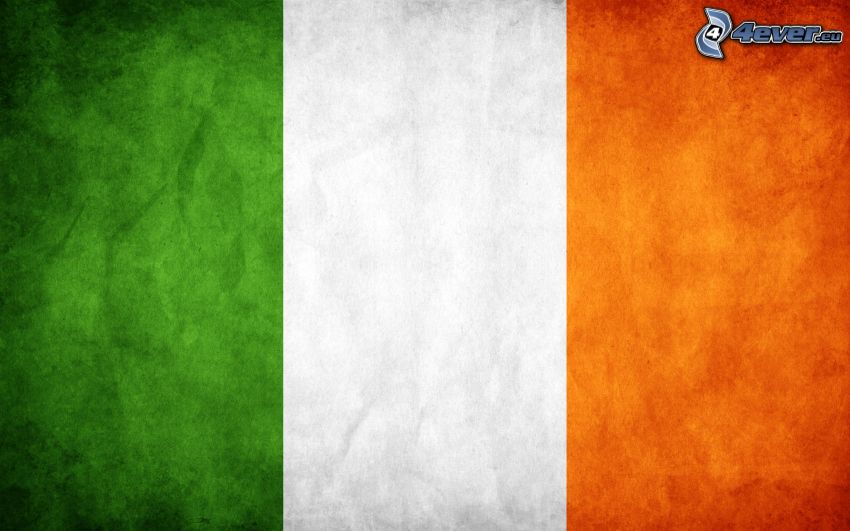 bandera del irlandés