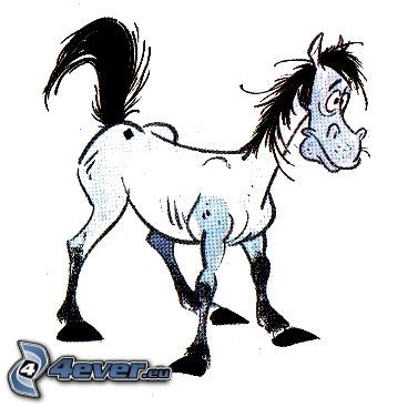 caricatura de caballo