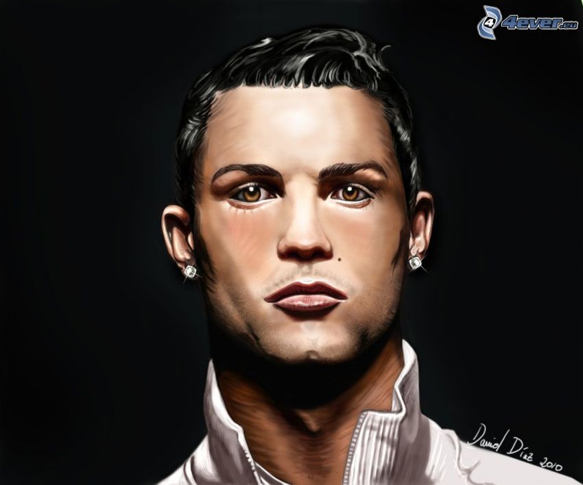 Cristiano Ronaldo, caricatura