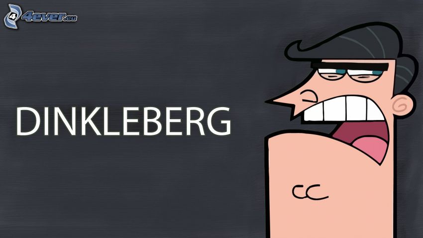 Dinkleberg, caricatura de cara