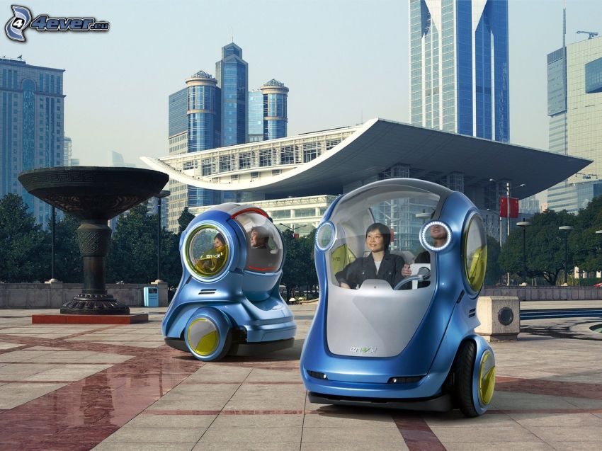 coches, futuro, China