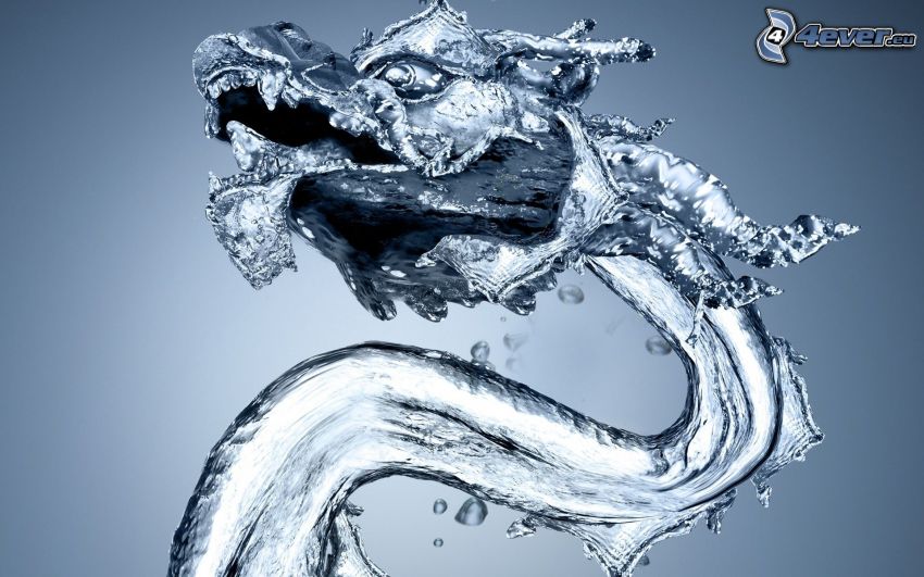 dragón de agua