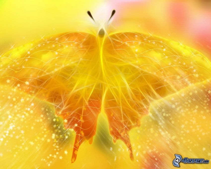 mariposa amarilla