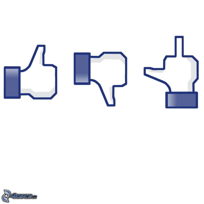 facebook, gesto