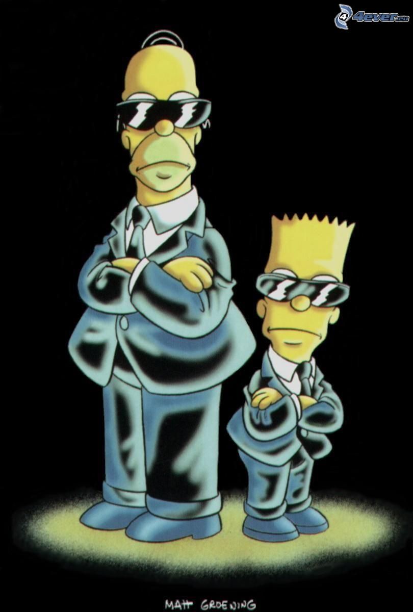Los Simpson, Homer Simpson, Bart Simpson, mafia