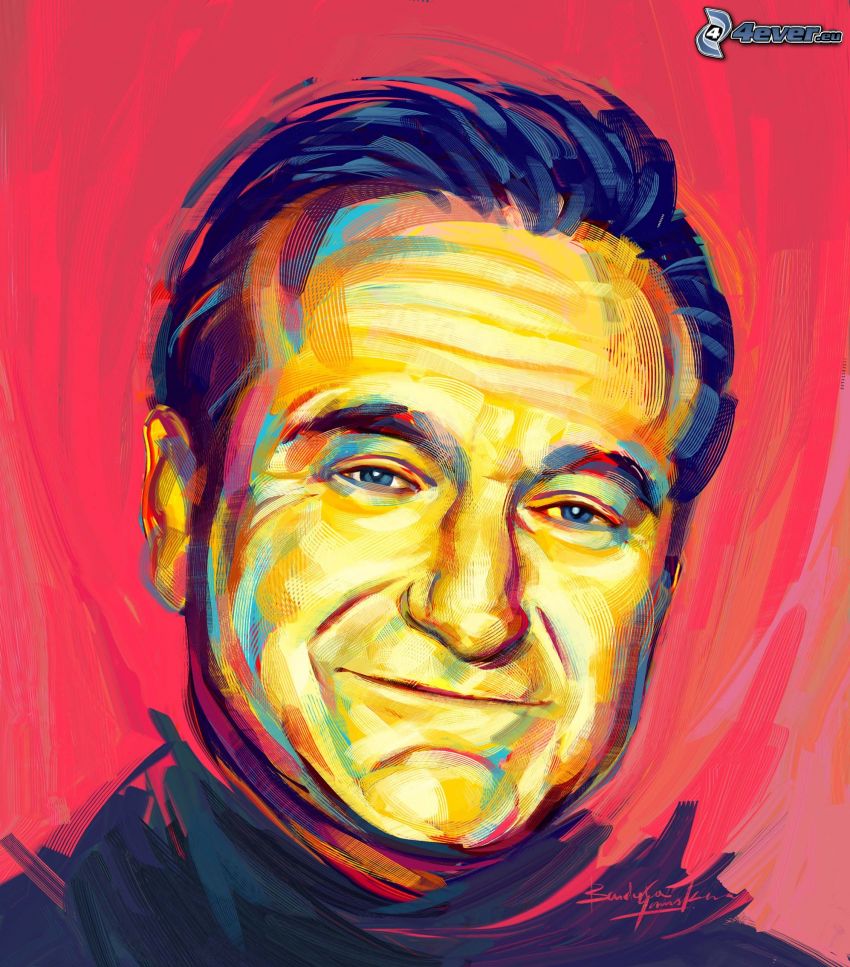Robin Williams, dibujo