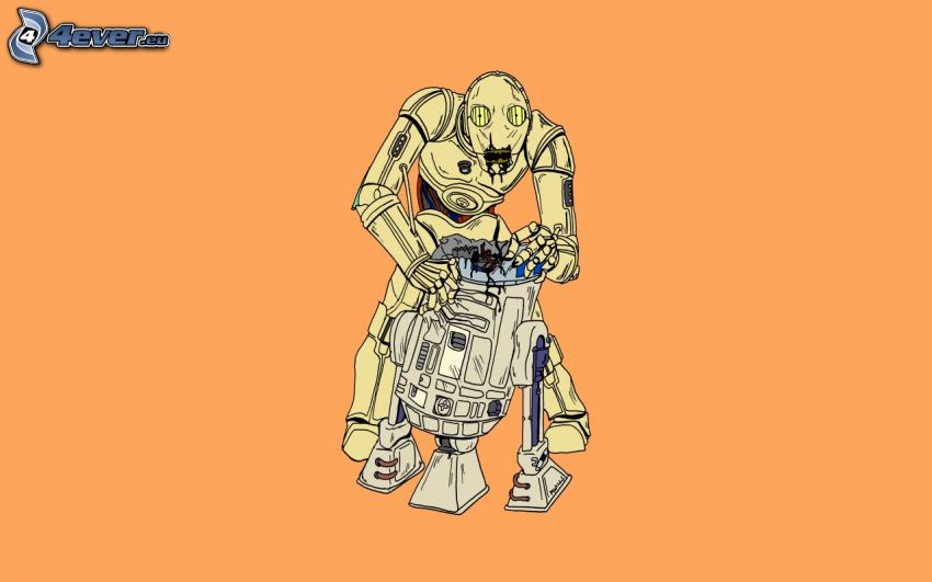 robot, R2 D2, reparar