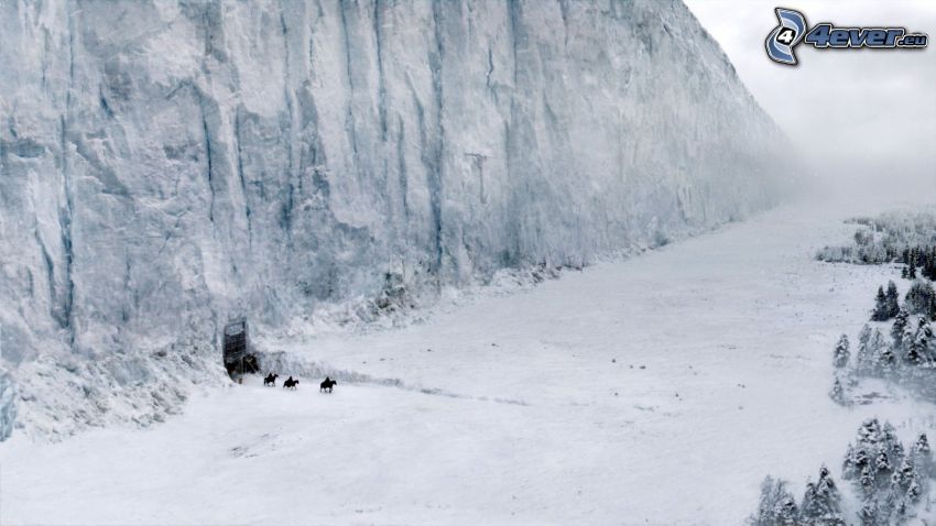 A Game of Thrones, paisaje nevado