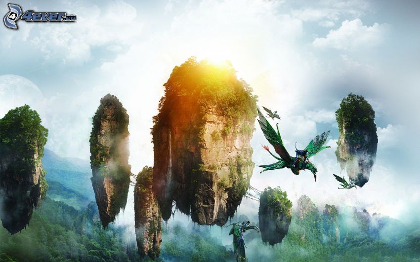 Avatar, islas volantes