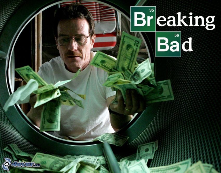 Breaking Bad, dinero, lavadora