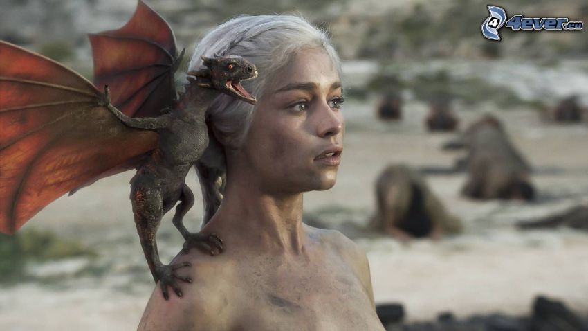 Daenerys Targaryen, A Game of Thrones, dragón