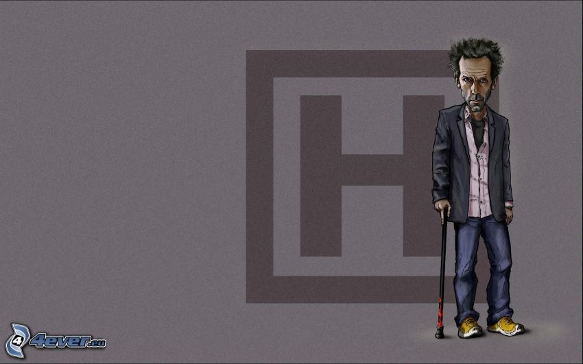 Dr. House, caricatura