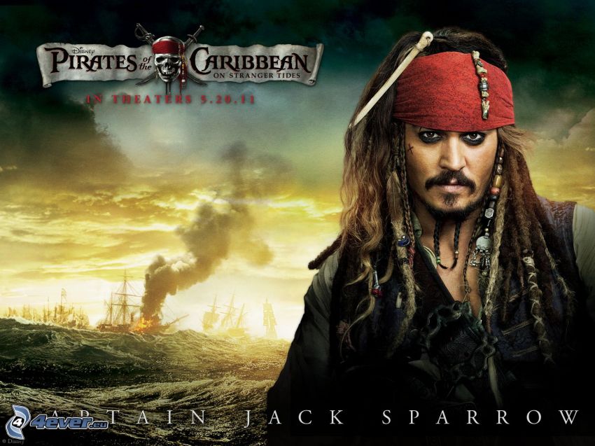 Jack Sparrow, Piratas del Caribe