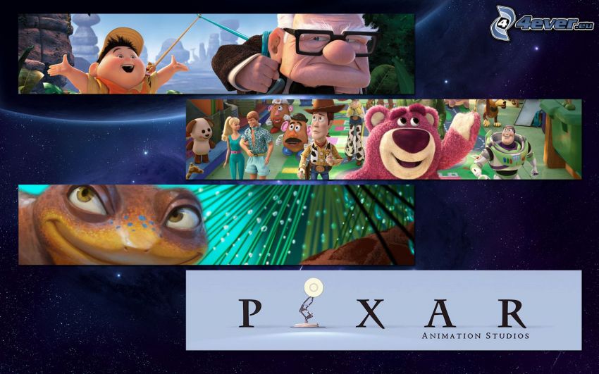 las películas de Pixar, Up, Toy Story 3