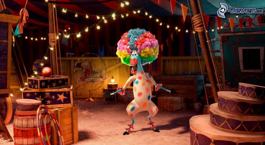 Madagascar 3: Europe's Most Wanted, circo