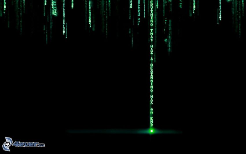 Matrix, código binario
