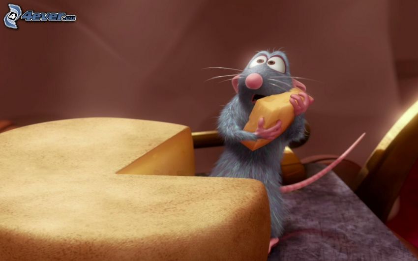 Ratatouille, queso, rata