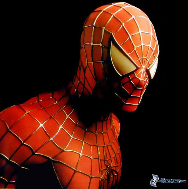 Spiderman, tela de araña, hombre