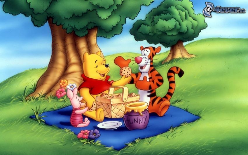 Winnie the Pooh y sus amigos, picnic