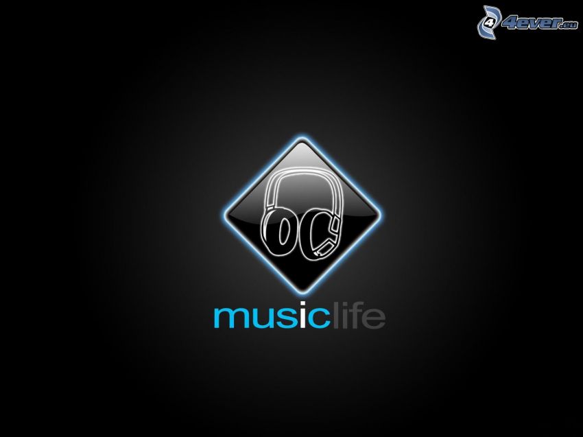 music life, auriculares, logo