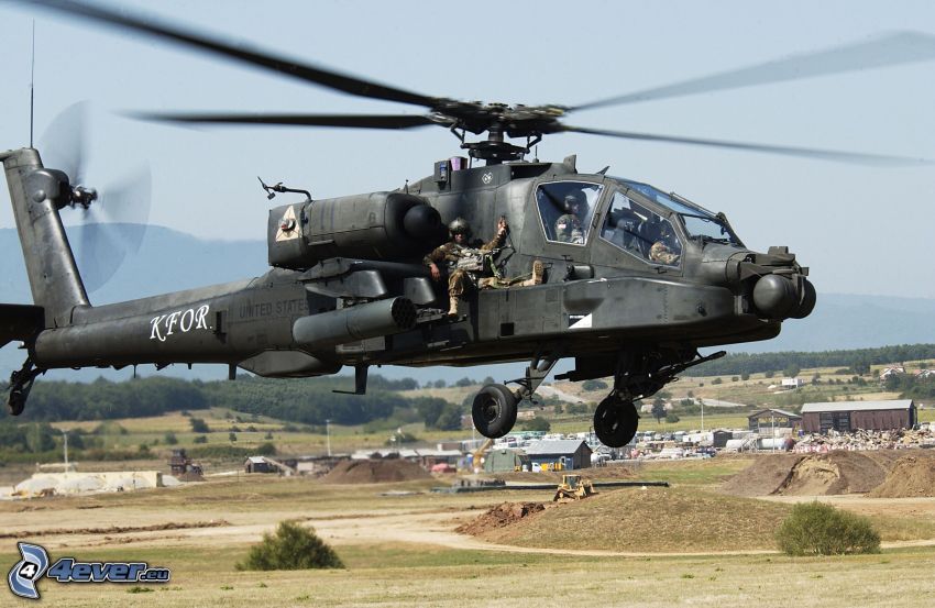AH-64 Apache, soldados