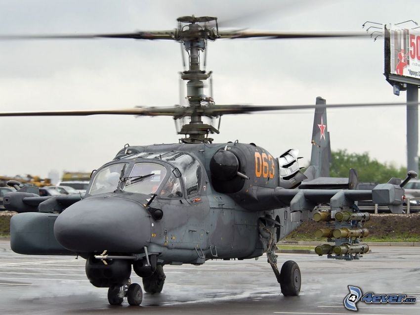 Ka-52, aeropuerto